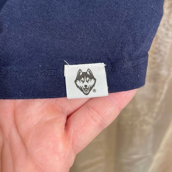 PINK Victorias Secret Uconn Huskies Royal Blue Sequin Tank Top, Small - Picture 5 of 5